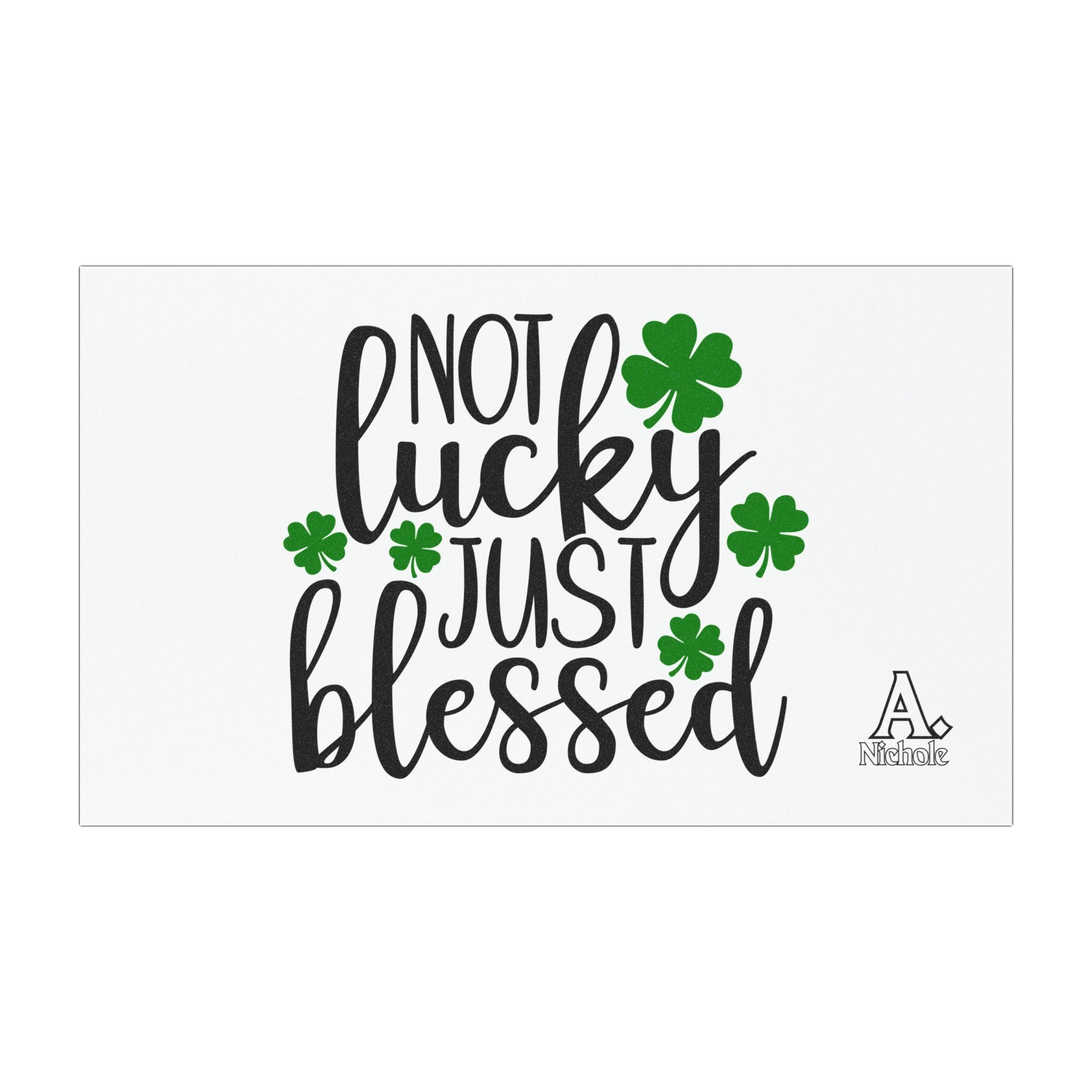 Not Lucky Just Blessed Car Magnet - St. Patrick's Day Decor