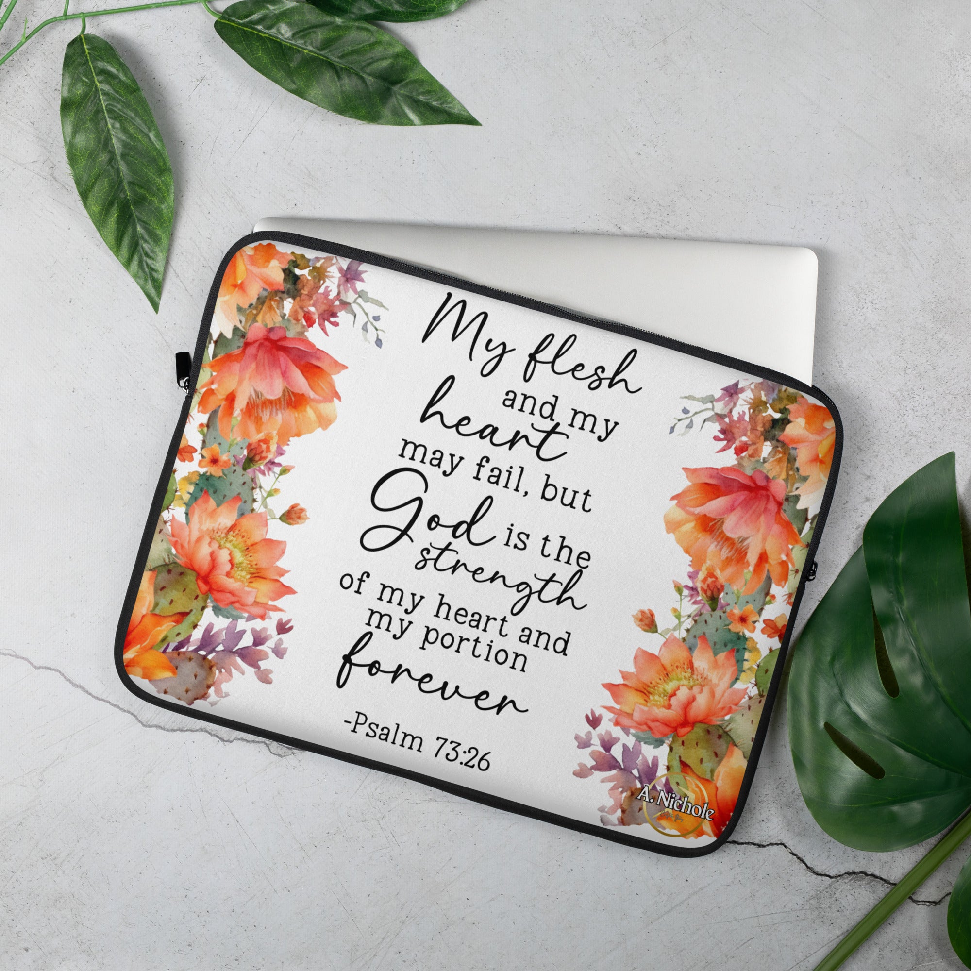 PSALMS 73:26 LAPTOP SLEEVE