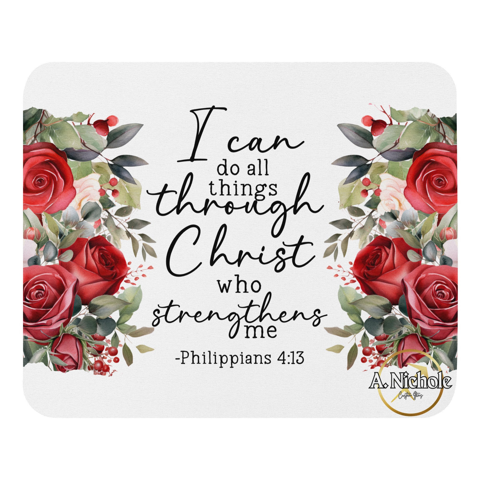PHILIPPIANS 4:13 MOUSE PAD